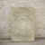 Cuadro decorativo titulado "La Huella de Dios" con diseño de huella digital y versículos de la Biblia sobre un fondo claro.