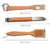Kit Churrasco 18pc Inox C/ Estojo Churrasqueiro Profissional Dia Dos Namorados - comprar online