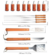 Kit Churrasco 18pc Inox C/ Estojo Churrasqueiro Profissional Dia Dos Namorados na internet
