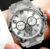 Relógio Masculino Aço inox A PROVA D'ÁGUA Conjunto c/ Corrente + Pulseira e Pingente - loja online