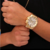 Relógio Masculino Aço inox A PROVA D'ÁGUA Conjunto c/ Corrente + Pulseira e Pingente - comprar online