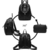Mochila feminina com zíper de grande capacidade (preto) na internet