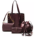 KIT 4 Bolsa Feminina Transversal Tiracolo