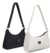 Kit 2 Bolsa Baguete de Ombro Pequena Lisa de qualidade MS/Envio Imediato na internet