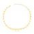 Choker Coração Chapinha Lisa Banho Ouro 18k - comprar online