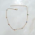Choker Zircônia Colorida Banho Ouro 18k