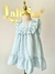 Vestido Ana azul babado - comprar online