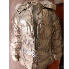 Jaqueta Puffer Feminina Fashion Prata