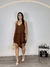 Vestido Aisha Marrom - Carola Machado Store