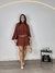 Vestido Boho Marrom na internet