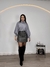 Short Saia Júlia Cinza - Carola Machado Store