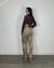 Body Recortes Yllara Marrom na internet