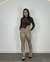 Body Recortes Yllara Marrom - comprar online