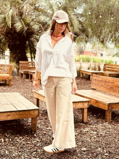 Camisola lino con lurex