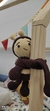 AMIGURUMI ABELHA ABRAÇADEIRA