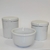 KIT HIGIENE PORCELANA SIMPLES BRANCO