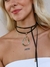 Choker Mystic - Preta com Pingente Orgânico - comprar online