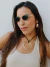 Colar Itacaré - Preta com Pingente Redondo - Use Zein