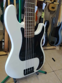 BAJO ELECTRICO DEVISER PASIVO 5 CUERDAS BLANCO MATE - comprar en línea