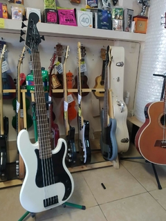 BAJO ELECTRICO DEVISER PASIVO 5 CUERDAS BLANCO MATE
