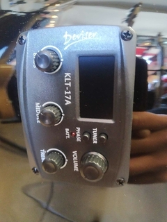 Imagen de DOCEROLA DEVISER ELECTROACUSTICA NEGRA CON AFINADOR
