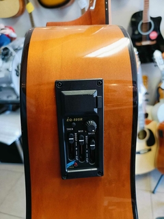 DOCEROLA SEGOVIA ELECTROACUSTICA CON BRIDGE DR Y CUERDAS PARES SUNBURST en internet