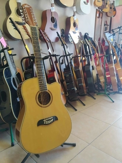 DOCEROLA OSCAR SCHMIDT OD312CE ELECTROACUSTICA CON AFINADOR NATURAL