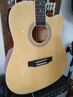 Guitarra RMC Texana Electroacústica con Afinador Digital Natural - comprar en línea