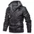 Kb novas jaquetas de couro masculino outono casual motocicleta jaqueta do plutô - Mega Express