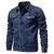 2024 outono homens jaquetas jeans sólidas moda motocicleta vintage jeans - comprar online