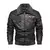 Outono e inverno masculino bordado couro original - loja online