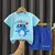 Roupas estampadas de desenho animado, roupas de casa de algodão puro, 2 peças - loja online