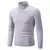 Suéter de gola alta masculino cor sólida pulôver de malha quente casual - comprar online
