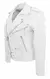 Imagem do Jaqueta de couro PU masculina, casaco slim fit