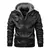 Kb novas jaquetas de couro masculino outono casual motocicleta jaqueta do plutô