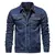 2024 outono homens jaquetas jeans sólidas moda motocicleta vintage jeans