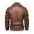 Outono e inverno masculino bordado couro original - comprar online