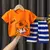 Roupas estampadas de desenho animado, roupas de casa de algodão puro, 2 peças na internet