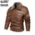 Outono e inverno masculino bordado couro original - Mega Express