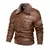 Outono e inverno masculino bordado couro original - comprar online