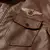 Outono e inverno masculino bordado couro original