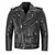 Jaqueta de couro PU masculina, casaco slim fit na internet