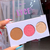 paleta trio contorno blush iluminador luv beauty cor 2 - comprar online