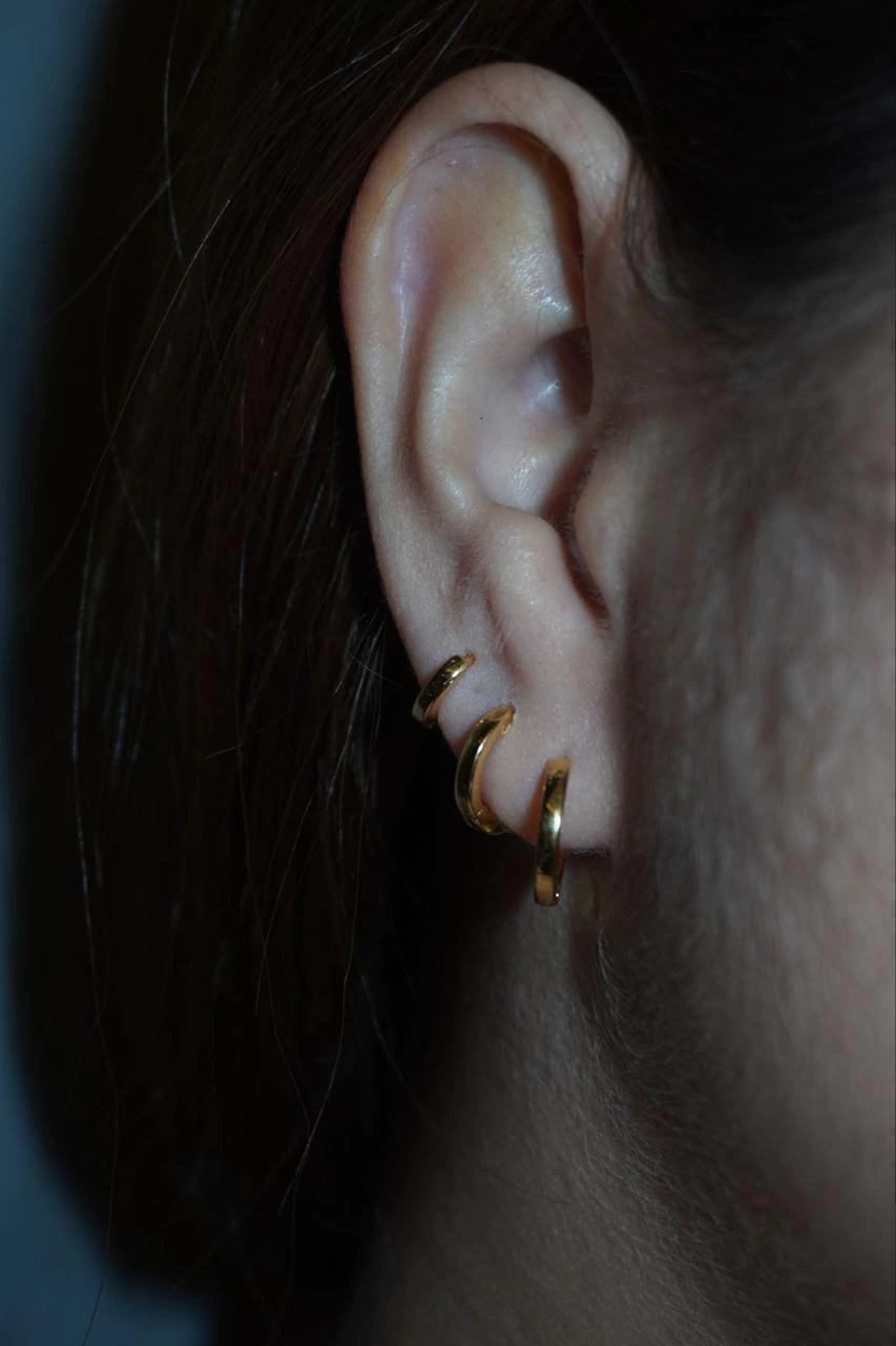 Argola Classic P - Dourada