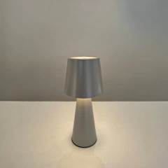 Lámpara de escritorio recargable Softy - Color: Silver 21cm - tienda online