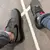 Air Force 01 - Cinza e Preto (solado preto) na internet