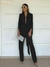 Conjunto Clacive Plissado Manga Longa Blazer 02 peças