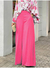 Suit Casual Solto Casual Perna Larga com Cintura Alta 02 peças - comprar online
