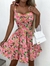 Vestido Floral Feminino Sem Mangas