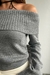 SWEATER CUELLO BOTE GREY - tienda online